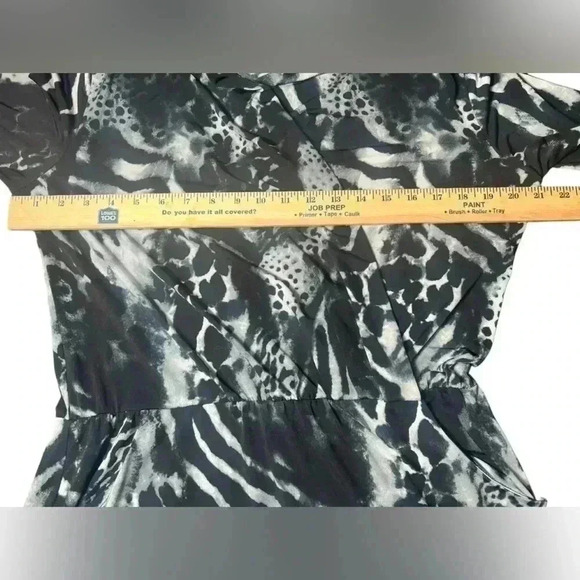 Chico's Black & White Tunic Size M/8 - Picture 7 of 9